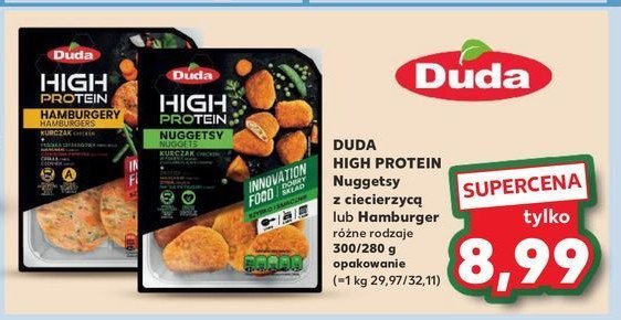 Hamburgery z kurczaka Silesia duda high protein promocja