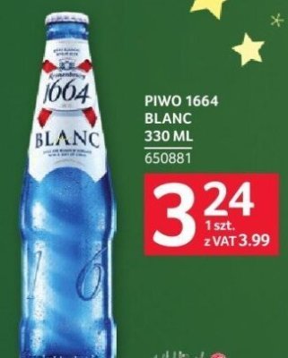 Piwo 1664 Blanc 330ML promocja w Selgros