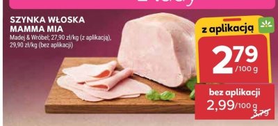 Szynka włoska mamma mia promocja w Stokrotka