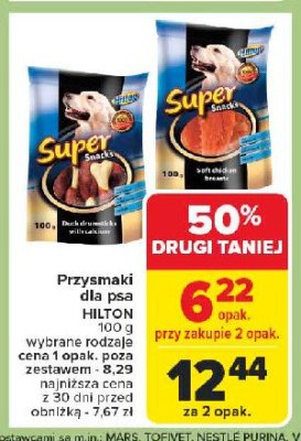 Super snacki z kurczaka Hilton promocja