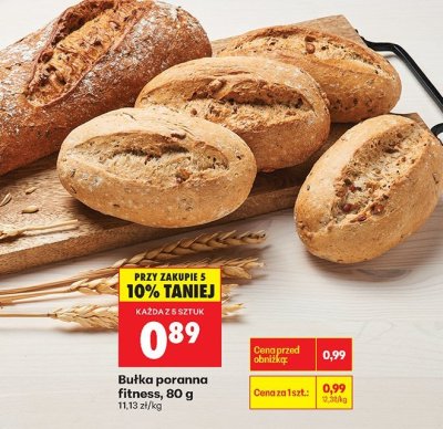 Bułka poranna fitness Biedronka promocja w Biedronka