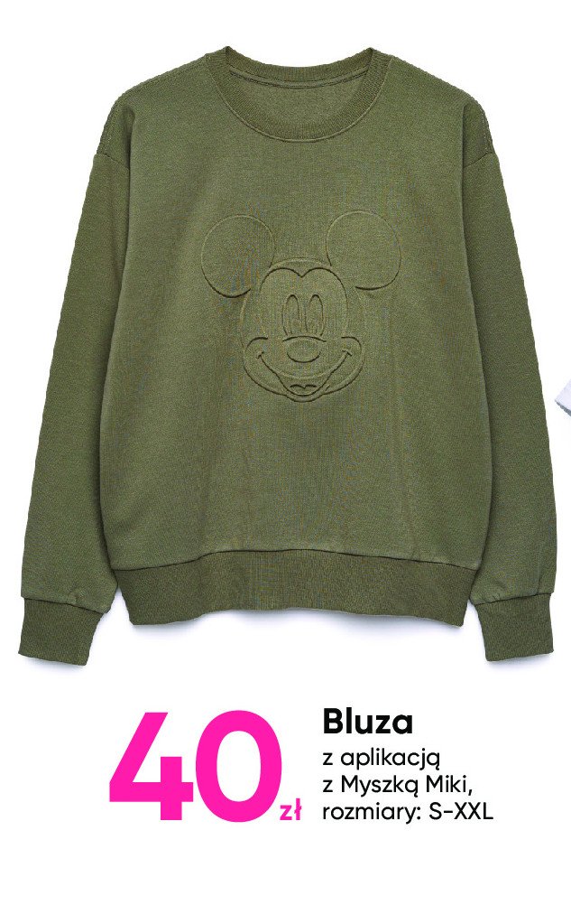 Bluza z aplikacj膮 myszka mini s-xxl promocja