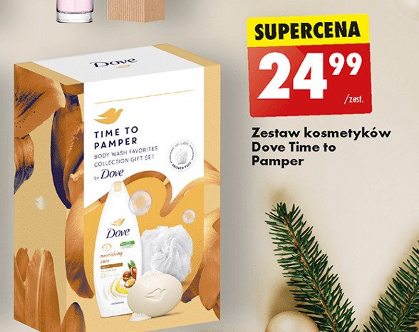 Zestaw w pude艂ku time to pamper Dove zestaw promocja