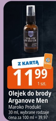 Olejek do brody Arganove Men Maroko Produkt promocja w Leclerc