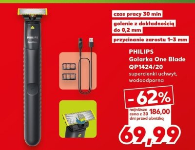Golarka Philips One Blade QP1424/20 promocja w Kaufland