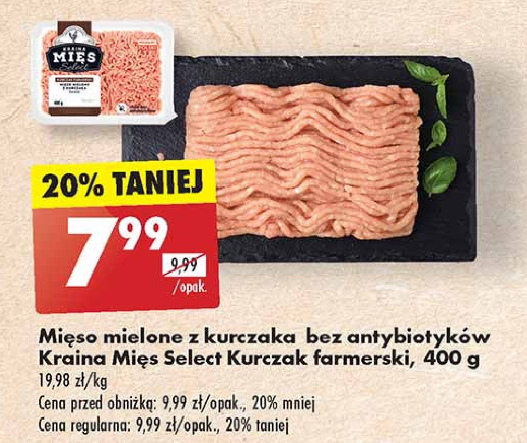 Mięso mielone z kurczaka Kraina mięs select promocja