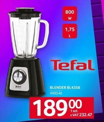 Blender TEFAL BL435B promocja w Selgros