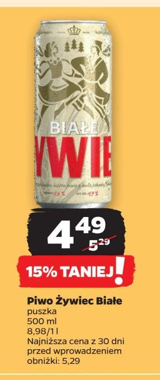 Piwo Żywiec białe promocja