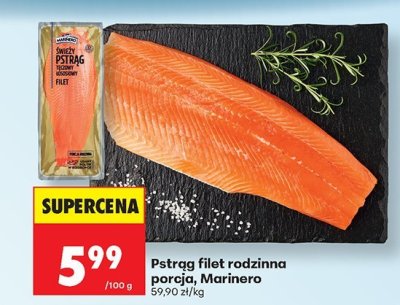 Pstrąg filet rodzinna porcja Marinero promocja w Biedronka