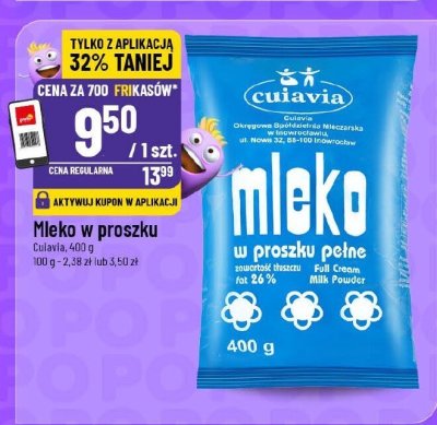 Mleko w proszku Cutavia promocja w POLOmarket