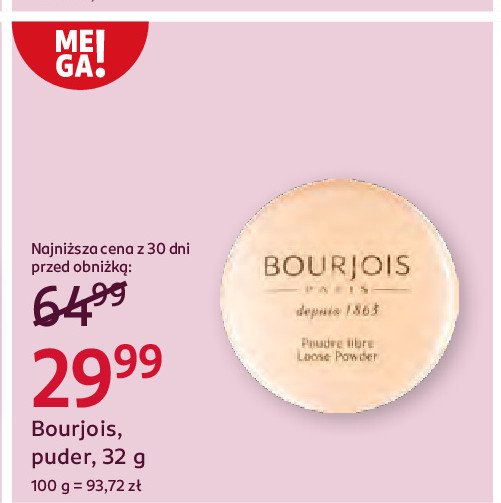 Puder sypki t01 BOURJOIS DEPUIS 1863 promocja