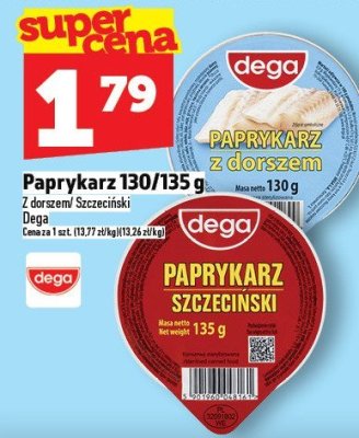 Paprykarz Dega 130/135g promocja w TOPAZ