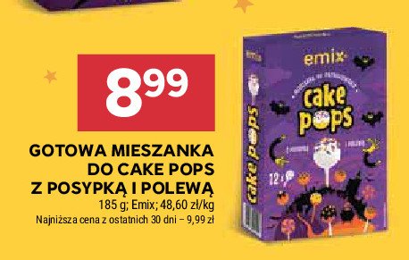 Cake pops Emix promocja w Stokrotka