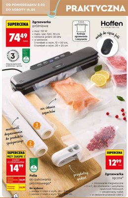 Zgrzewarka próżniowa Hoffen promocja w Biedronka