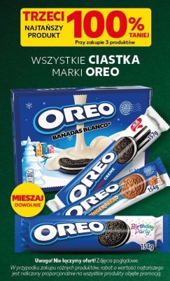 Wszystkie ciastka Oreo trzeci -100% taniej promocja w Kaufland