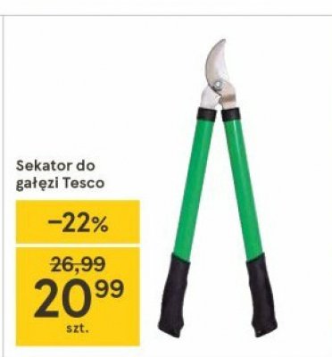 Sekator teleskopowy Tesco mw promocja