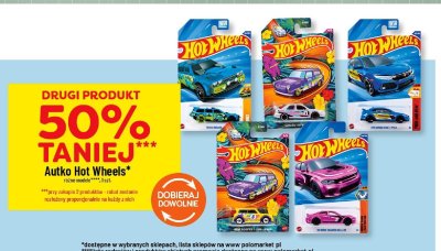 Autko Hot Wheels drugi -50% taniej promocja w POLOmarket