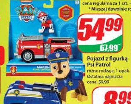 Pojazd psi patrol marshall Nickelodeon promocja