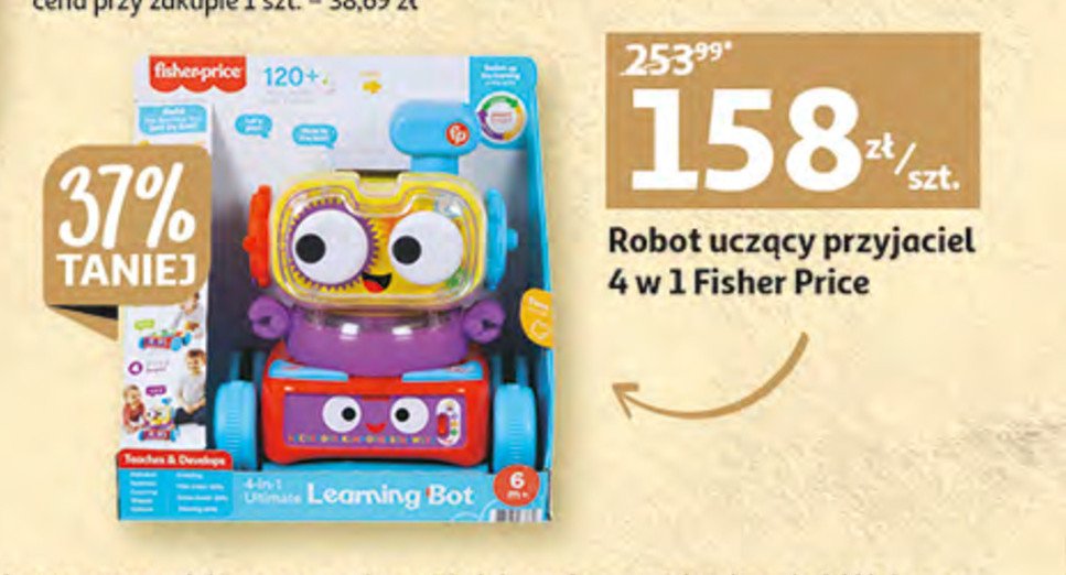 Robot uczący przyjaciel 4w1 Fisher-price promocja