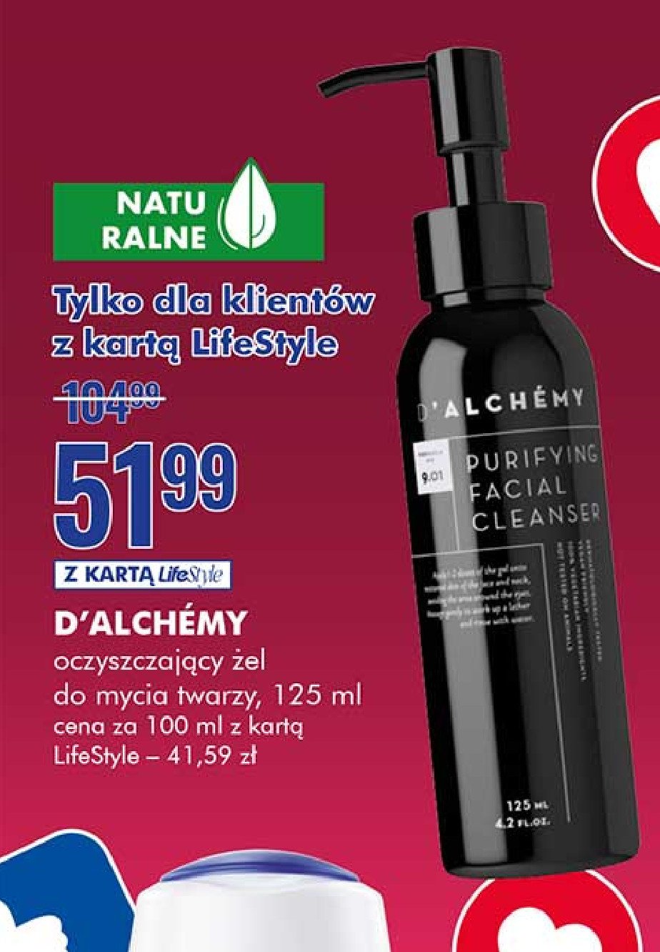 Żel do mycia twarzy D'alchemy promocja