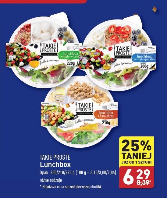 Lunchbox w stylu greckim Takie proste promocja w Aldi