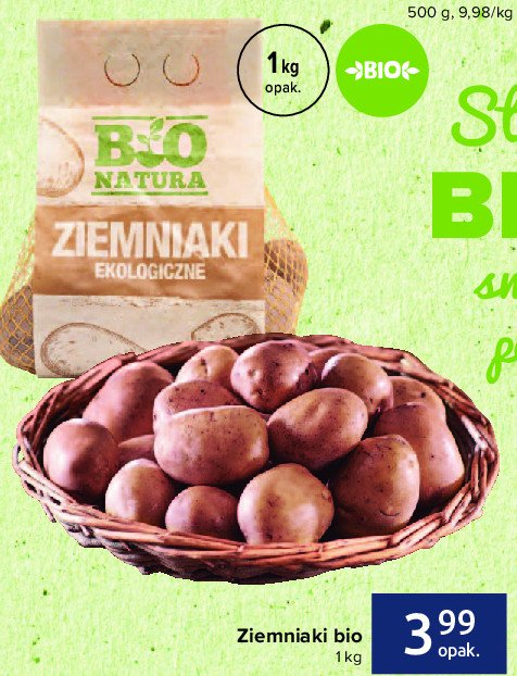 Ziemniaki ekologoczne Bio natura promocja