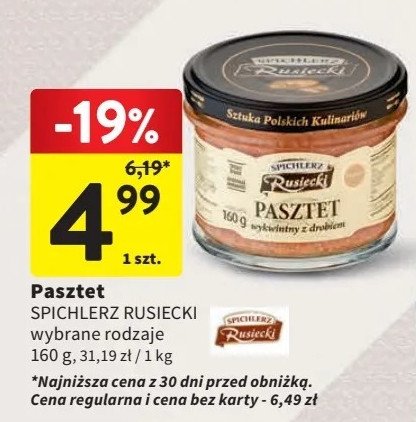 Pasztet wykwintny z drobiem Spichlerz rusiecki promocja