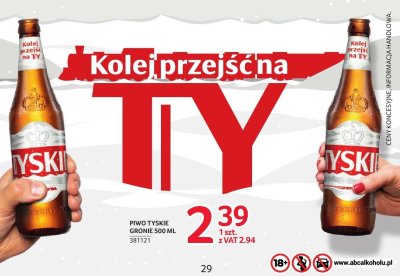 Piwo Tyskie Gronie 500 ML promocja w Selgros