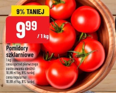 Pomidory szklarniowe 1 kg promocja w POLOmarket