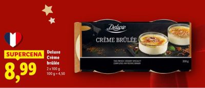 Deser Crème brûlée 2 szt. promocja w Lidl