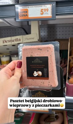 Pasztet belgijski z pieczarkami Biedronka Premium Mix promocja w Biedronka