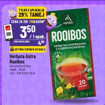 Herbata Astra Rooibos promocja w POLOmarket