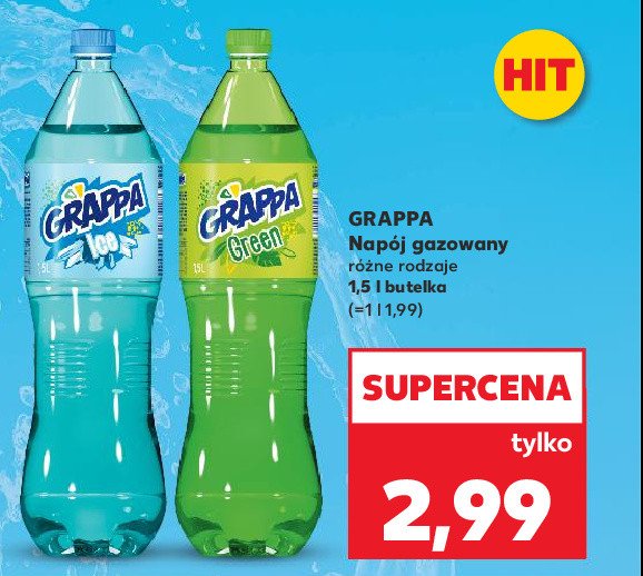 Napój green Grappa promocja