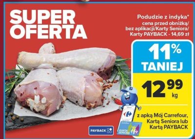 Podudzie z indyka Rzeźnik codzienna dostawa promocja w Carrefour Market