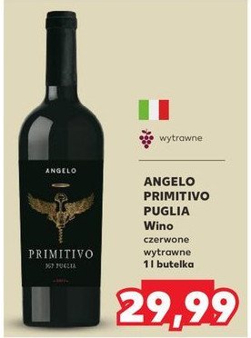 Wino Angelo primitivo promocja