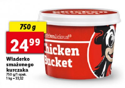 Chicken bucket It's chicken licious promocja