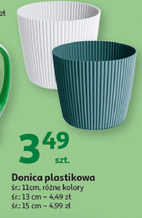 Doniczka plastikowa 13 cm promocja