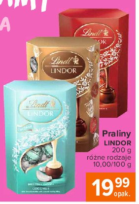 Praliny złote Lindt lindor promocja
