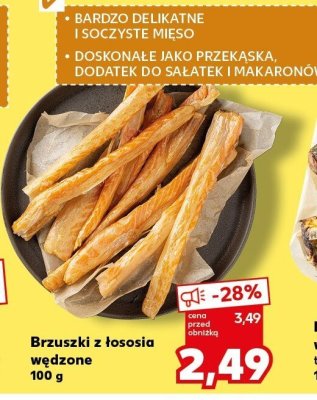 Brzuszki z łososia wędzone promocja w Kaufland