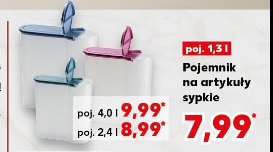 Pojemnik na artykuły sypkie 2.4 l promocja w Kaufland