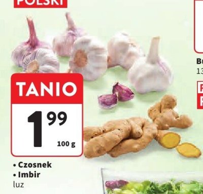 Czosnek promocja w Intermarche