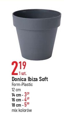 Doniczka ibiza soft 12 cm Form-plastic promocja
