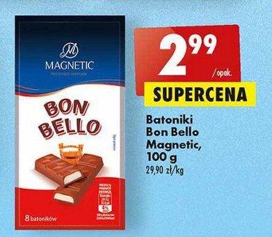Batoniki mleczne Magnetic bon-bello! promocja