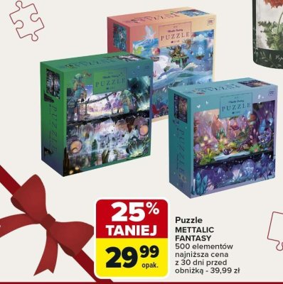 Puzzle METTALIC FANTASY 500 elementów promocja w Carrefour