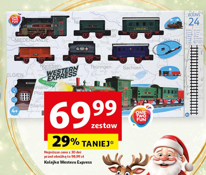 Kolejka western express One two fun promocja w Auchan