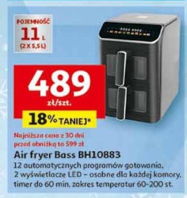 Air fryer Bass BH10883 promocja w Auchan