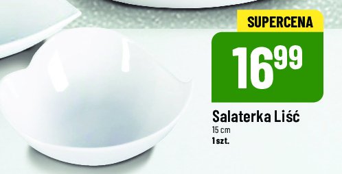 Salaterka liść 15 cm promocja w POLOmarket