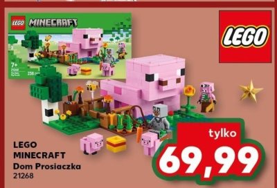 Klocki Lego Minecraft dom prosiaczka 21268 promocja w Kaufland