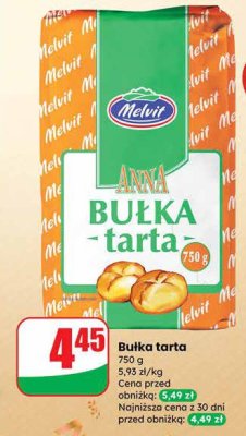 Bułka tarta Anna Melvit promocja w Dino
