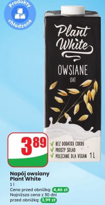 Napój owsiany Plant White promocja w Dino
